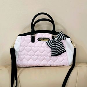 NEW Betsy Johnson Quilted Handbag